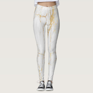 Eleganter, grau- und goldaktiver Verschleiß Leggings