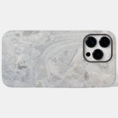 Eleganter grauer Marmor Case-Mate iPhone Hülle (Rückseite (Horizontal))