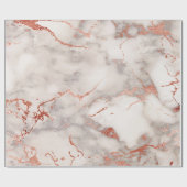 eleganter grauer und goldener Marmoreffekt der Ros Geschenkpapier (Flach)