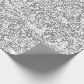 Eleganter Grauer Weihnachtswaldlandtier Rentier Geschenkpapier (Ecke)