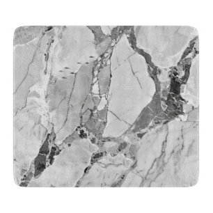 Eleganter Gray 'Twilight Marble Fantasy' Marmortex Schneidebrett