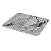 Eleganter Gray 'Twilight Marble Fantasy' Marmortex Schneidebrett (Ecke)