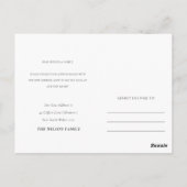 Eleganter Green Gold Greenerity Rahmen, den wir ve Postkarte (Rückseite)