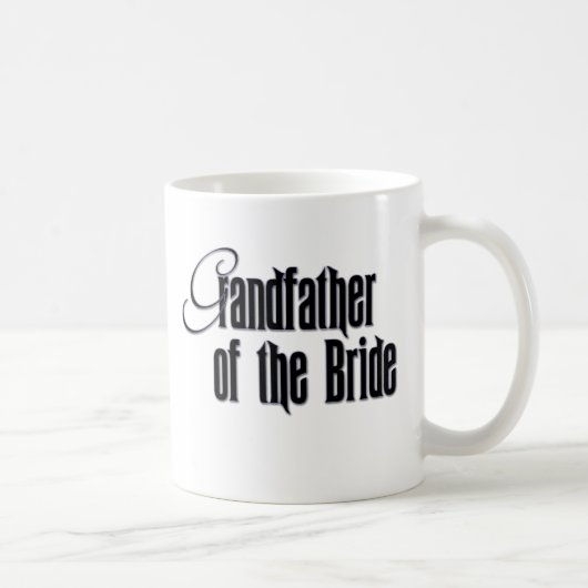 Eleganter Großvater der Braut Kaffeetasse (Rechts)