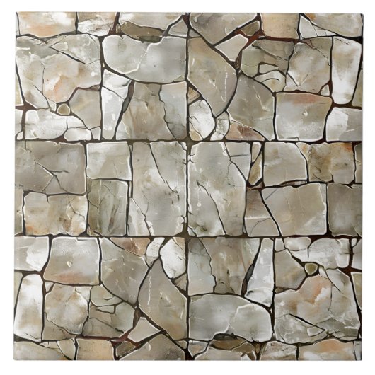 Eleganter Grundstein, der Stil steigert Fliese (Vorderseite)