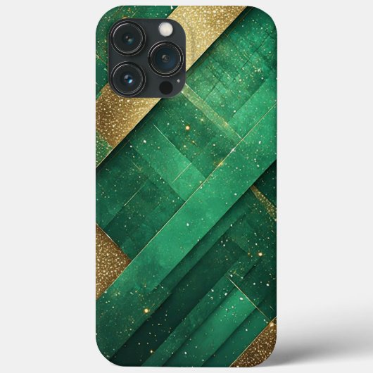 Eleganter grüner Abstrakter Hintergrund mit schlei Case-Mate iPhone Hülle (Rückseite)