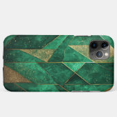 Eleganter grüner Abstrakter Hintergrund mit schlei Case-Mate iPhone Hülle (Rückseite (Horizontal))