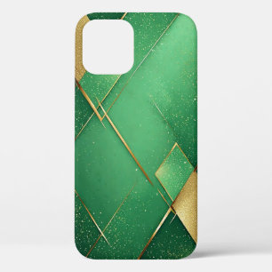 Eleganter grüner Abstrakter Hintergrund mit schlei Case-Mate iPhone Hülle
