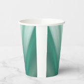 Eleganter grüner Blumenbecher Pappbecher (Links)