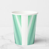 Eleganter grüner Blumenbecher Pappbecher (Rechts)