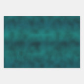 Eleganter grüner Glitzer Damask Geschenk Geschenkpapier Set (Vorderseite 2)