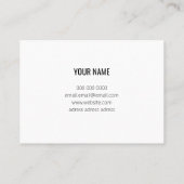 Eleganter grüner Glitzer Visitenkarte (Rückseite)