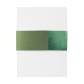 Eleganter grüner Gradient Minimalist Einladungsbanderole (Rückseitenbeispiel)