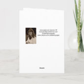 Eleganter Grüner und goldener Weihnachtsbaum Feiertagskarte (Rückseite)