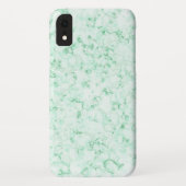Eleganter grüner und weißer Marmor Case-Mate iPhone Hülle (Rückseite)