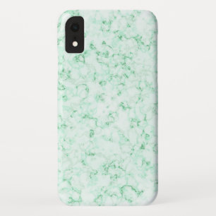 Eleganter grüner und weißer Marmor Case-Mate iPhone Hülle