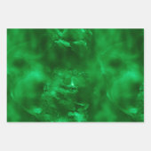 Eleganter Grüner Wald Geschenkpapier Set (Vorderseite 3)