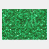 Eleganter Grüner Wald Geschenkpapier Set (Vorderseite)