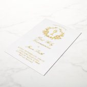 eleganter Grünrahmen Erste Kommunion Folieneinladung (Gedreht)