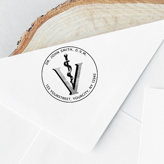 Eleganter Gummistempel