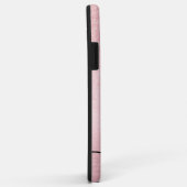 Eleganter Gürtelrosa Rosengold-Glitzer Case-Mate iPhone Hülle (Hinten/Rechts)