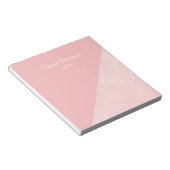 Eleganter, gürtlicher Rose, vergoldeter Glitzer un Notizblock (angewinkelt)