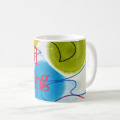 Eleganter Guten Morgen Kaffee Tasse (VorderseiteRechts)