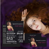 Eleganter Haarstil, Friseur, Friseur Flyer