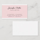Eleganter handgeschriebener Calligraphy Script-Sch Visitenkarte (Vorne/Hinten)