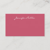 Eleganter, handgeschriebener Name Beruflich Modern Visitenkarte (Vorderseite)