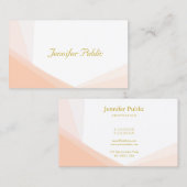 Eleganter handgeschriebener Name Beruflich Moderne Visitenkarte (Vorne/Hinten)