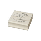 Eleganter handgezeichnet Individuelle Name Handmad Gummistempel (Stempel)
