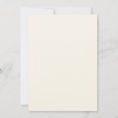 Eleganter handgezeichneter Bow Border 40. Geburtst Einladung (Rückseite)