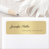 Eleganter Handskripttext Moderner einfacher Gold-C (Insitu)