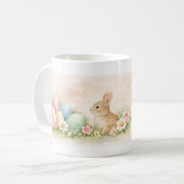 Eleganter Happy Easter Becher – anpassbar  Kaffeetasse (Vorderseite Links)