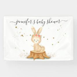 Eleganter Hase Kaninchen Wildtierfarm Waldtier Banner