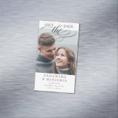 Eleganter Haushalt 25/$10 Speichern Sie die Datums Magnetische Visitenkarte (Beispiel)