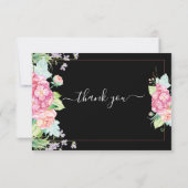 Eleganter Haushalt Blume Beerdigung Dankeschön Kar Dankeskarte (Rückseite)