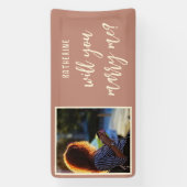 Eleganter Heiratsvorschlag wird mich heiraten Banner (Vertikal)