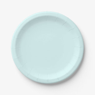 Eleganter hellblauer Papier-Teller Pappteller