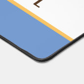 Eleganter, hellblauer weißer Streifen PICKLEBALL T Schreibtischunterlage (Ecke)