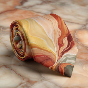 Eleganter hellfarbiger Marmor Krawatte
