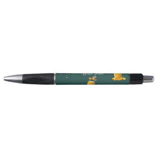 Eleganter hellgrüner Honeycomb-Stift personalisier Kugelschreiber (Vorderseite)