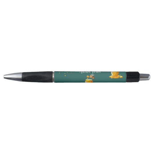 Eleganter hellgrüner Honeycomb-Stift personalisier Kugelschreiber (Vorderseite)