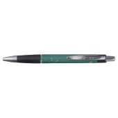 Eleganter hellgrüner Honeycomb-Stift personalisier Kugelschreiber (Rückseite)