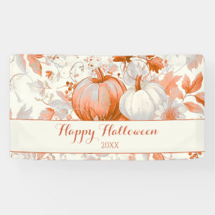 Eleganter Herbst-Chinoiserie-Halloween Banner
