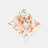 Eleganter Herbst-Chinoiserie-Halloween Serviette (Ecke)