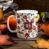Eleganter Herbst Ernte Pumpkins Fall Kaffeetasse