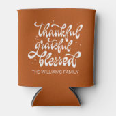 Eleganter Herbst Erntedank Dosenkühler (Vorderseite)