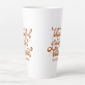 Eleganter Herbst Erntedank Milchtasse (Vorderseite)